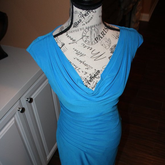 Ralph Lauren Evening Ruched Gown - Picture 2 of 7